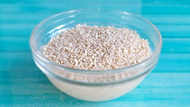 Paprasta, nesaldinta baltoji tahini sezamo pasta, nuotrauka 5