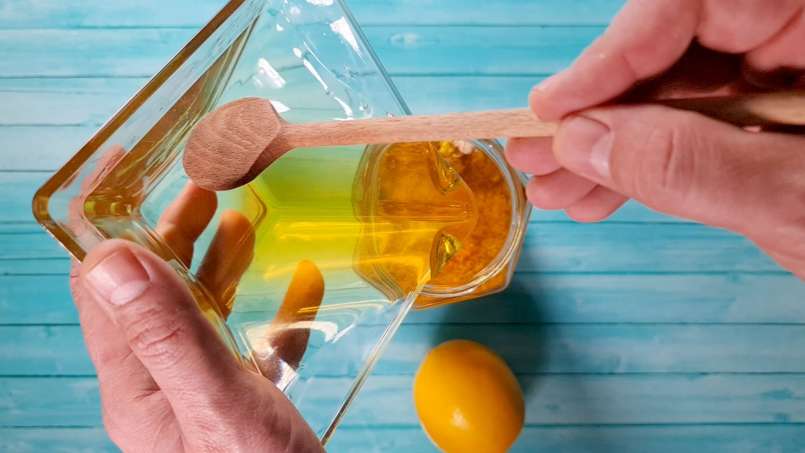 Medus su graikiniais riešutais, citrina ir propoliu imunitetui stiprinti, nuotrauka 7