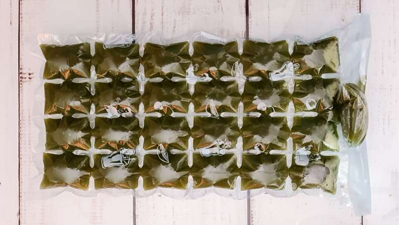 Šaldytų dilgėlių sulčių ledo kubeliai, nuotrauka 7