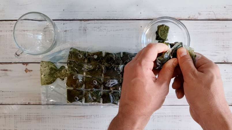 Šaldytų dilgėlių sulčių ledo kubeliai, nuotrauka 10