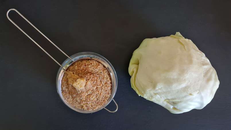 Vaistas su lojais ir kopūstų lapais, nuotrauka 2