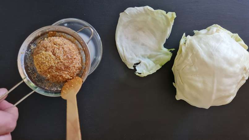 Vaistas su lojais ir kopūstų lapais, nuotrauka 3