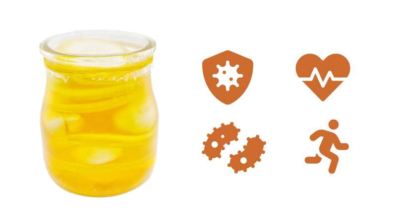 Česnakų, medaus ir citrinų maceratas, nuotrauka 1