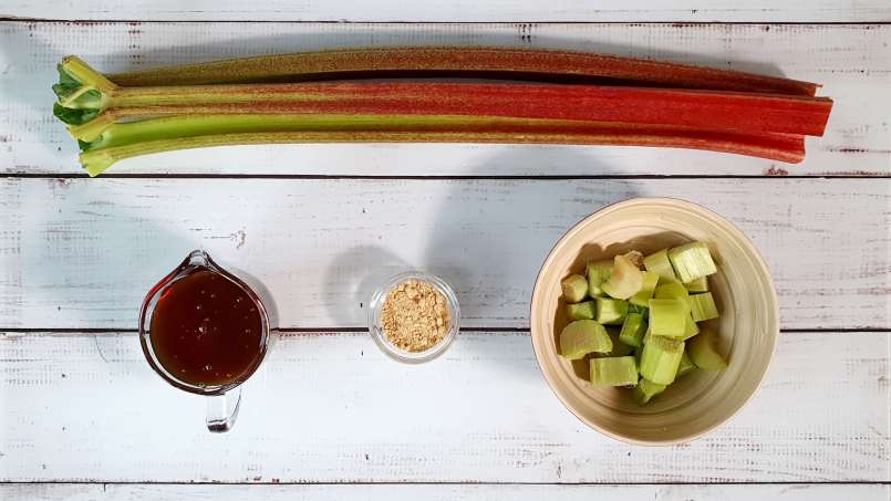 Rabarbarų maceratas su medumi ir imbieru, nuotrauka 1