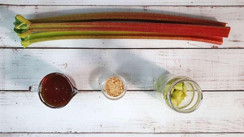 Rabarbarų maceratas su medumi ir imbieru, nuotrauka 2