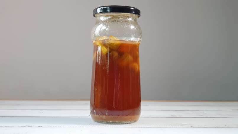 Rabarbarų maceratas su medumi ir imbieru, nuotrauka 7