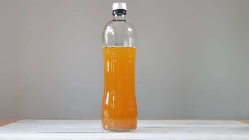 Rabarbarų maceratas su medumi, žaliąja arbata, mėtomis ir įvairiais prieskoniais, nuotrauka 11